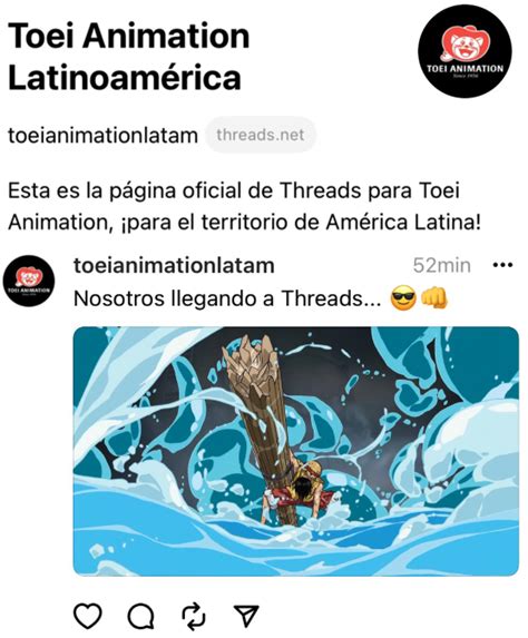 Toei Animation Latinoam Rica On Twitter Llegamos A Threads S Guenos