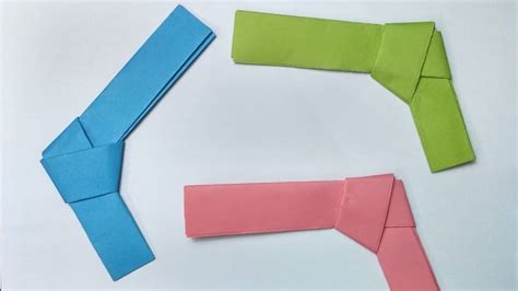 How To Make A Paper Gun Without Tape Or Scissors Or Glue Origami For