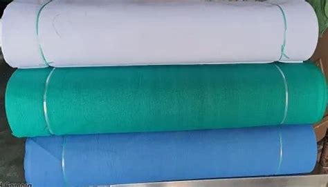 Pure Cotton Casement Cloth For Hospital Plainsolids Multicolour At