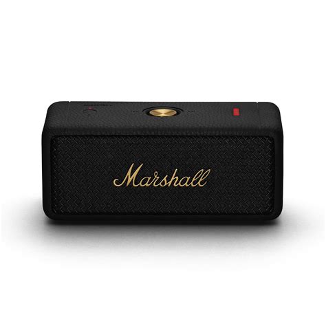 Marshall Emberton II Portable Bluetooth Speaker - Black & Brass ...