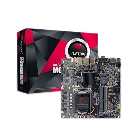 Материнская плата сокет LGA1200, DDR4L, Mini-ITX, Intel H510, AFOX ...
