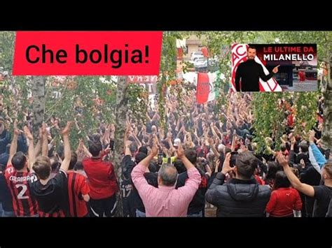 Tifosi A Milanello Per Sostenere Il Milan Prima Del Derby