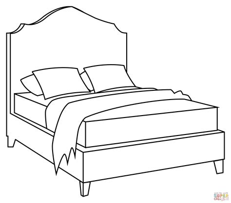 Desenho De Cama Para Colorir Desenhos Para Colorir E Imprimir Gratis