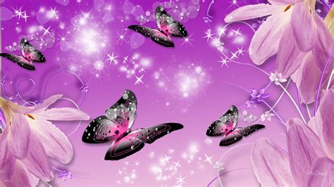 🔥 [70+] Purple Butterflies Wallpapers | WallpaperSafari