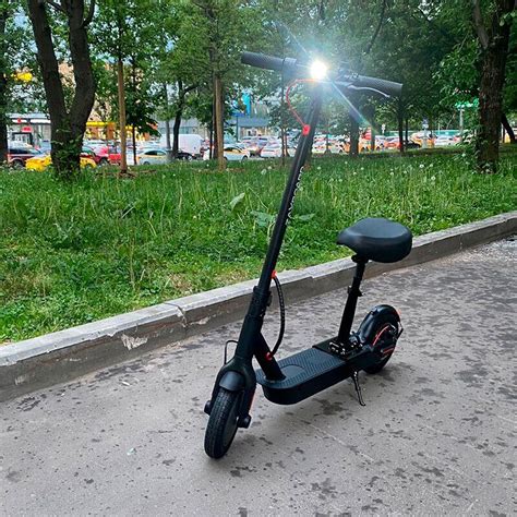 Электросамокат с сиденьем ZAXBOARD ES 10 Aqua купить в СПБ по низкой цене