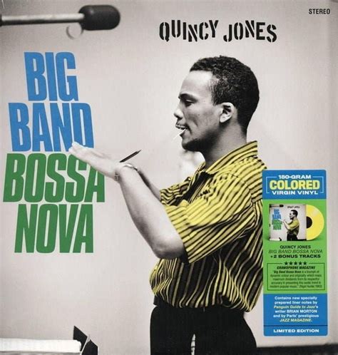 Quincy Jones Big Band Bossa Nova Yellow Vinyl Revin Records