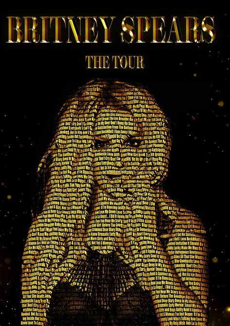 BRITNEY SPEARS: THE TOUR (Concept Poster Art By Me) : r/BritneySpears