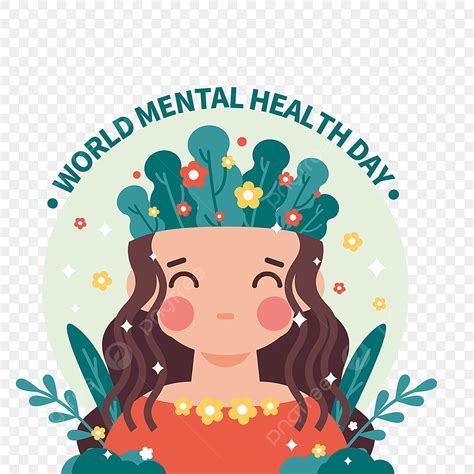 World Mental Health Day Hd Transparent Hand Drawn Creative World