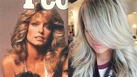 Farrah Fawcett hair is coming back as "chandelier layers" - Galore