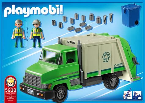 Playmobil Green Recycling Truck Best Educational Infant Toys Stores