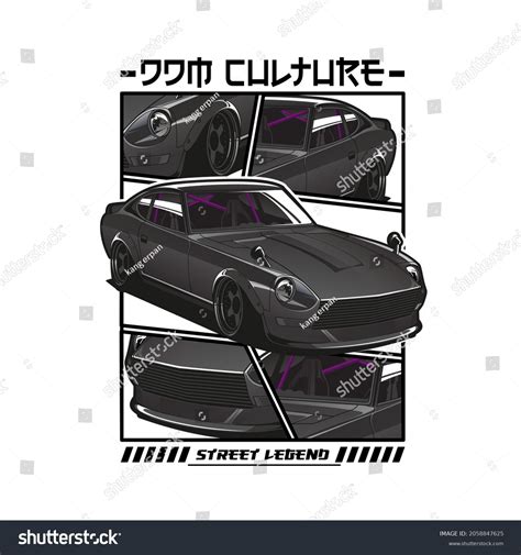 Car Vector Cartoon Illustration Hand Drawn Stock Vector (Royalty Free ...