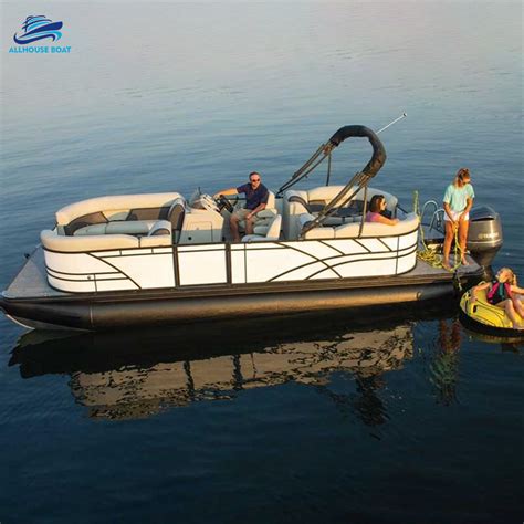 Allhouse Boat Fiberglass Yacht Catamaran Speed Fishing Boat Houseboat