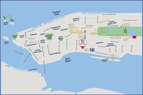 map of new york tourist spots 3