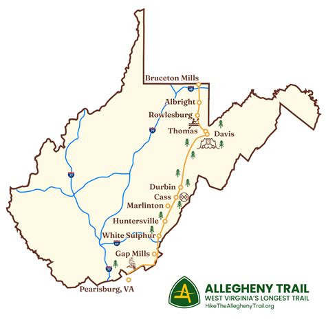 Allegheny Trail in Marlinton, West Virginia - Almost Heaven - West Virginia
