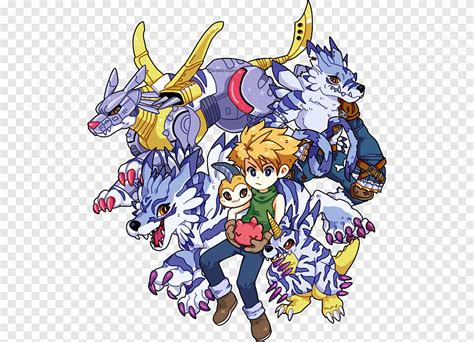 Gabumon Gatomon Agumon Tai Kamiya Garurumon Digimon Mammal