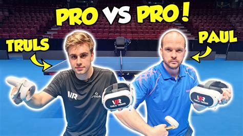 Pro Table Tennis Players Try Virtual Reality | ELEVEN VR | TableTennisDaily