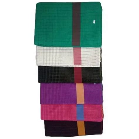 Color India Check Cotton Handloom Fabric For Garments Gsm