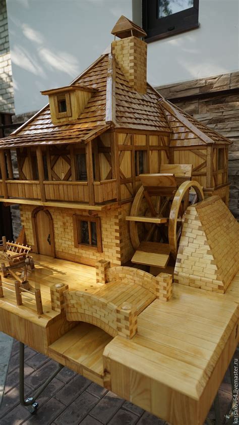Водяная мельница Gingerbread House Designs, Dollhouse Projects, Water ...