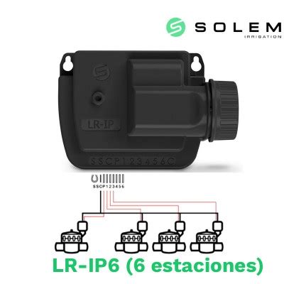 Modulo Programador Solem Lora 9v Lr Ip 6 Estaciones Radio Y Bluetooth