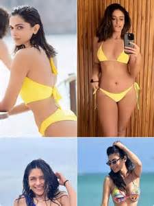 From Deepika To Mouni Bollywood Actresses And Their Viral Bikini Pictures Times Of India