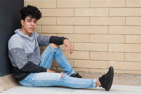 Gay Teenager Confident And Looking At The Camera Stock Image Image Of Hispanic Identity