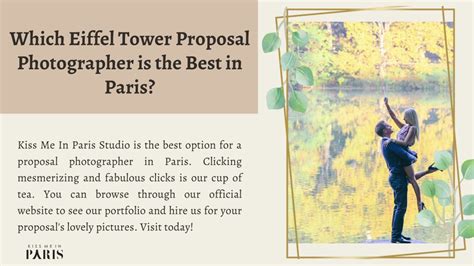 Ppt All You Need To Know About Eiffel Tower Proposal Photographer