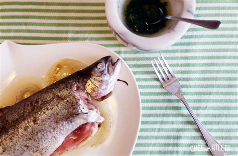 Trucha al Horno con Jamón Receta