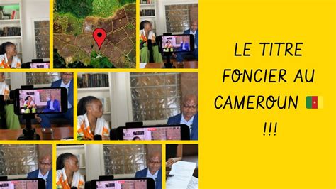 Le Titre Foncier Au Cameroun Interview De M Ewane YouTube