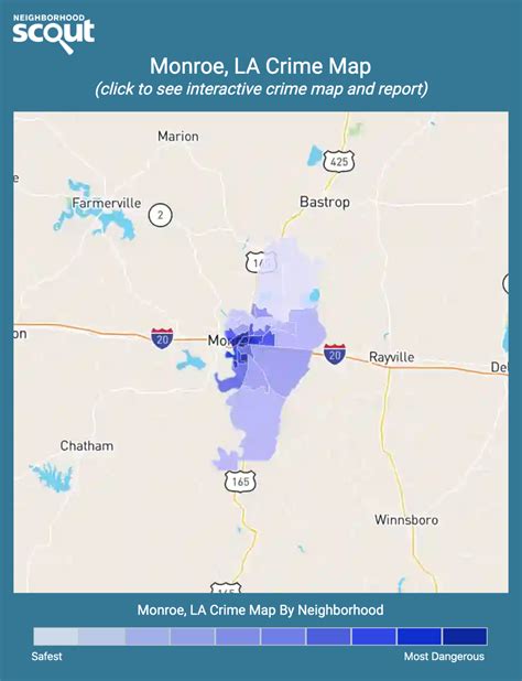 Monroe, LA Crime Rates and Statistics - NeighborhoodScout