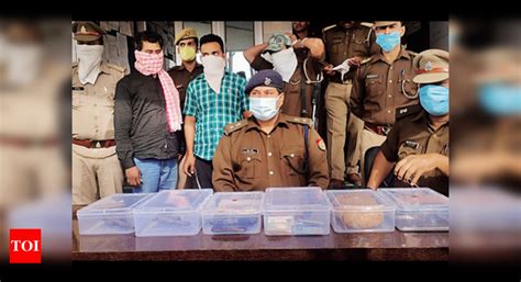 Three Drug Peddlers Arrested With Smack Worth Rs 125 Crore Bareilly