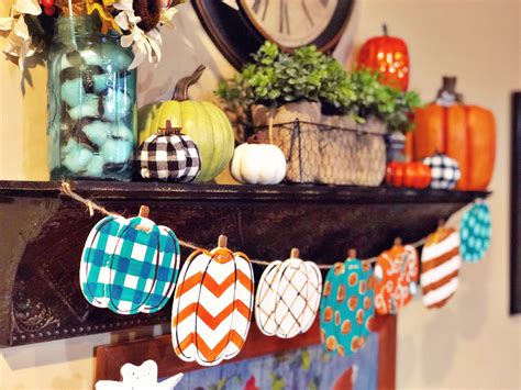 DIY Painted Pumpkin Banner - Southern Adoornments Decor