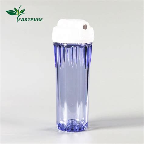 Eastpure FH1001 Household 10 Plastic Clear Water Filter Housing