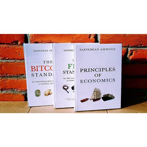 3 Books By Saifedean Ammous The Bitcoin Standard The Fiat Standard And