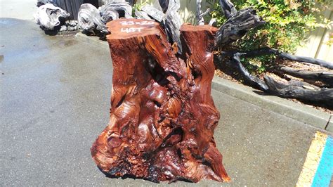 Rustic Bases Redwood Cedar And Manzanita Burls