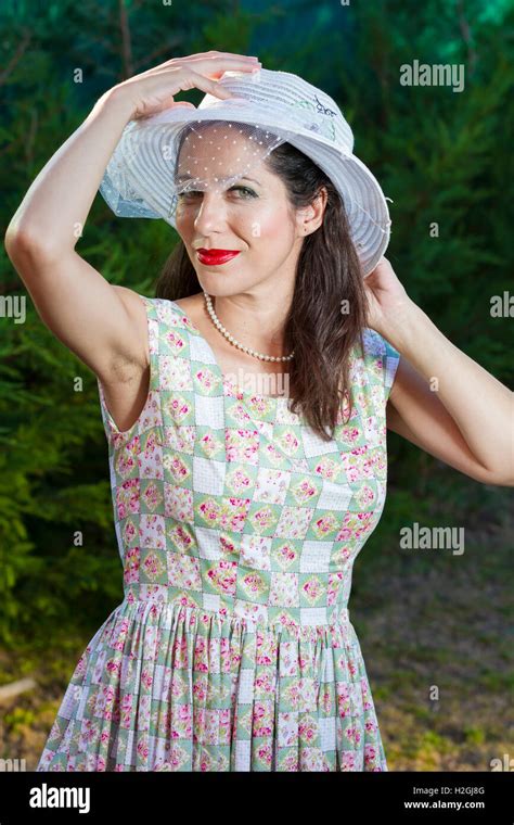 Woman Gardening Mature Girl Gardening In Her Backyard Spring S Stock Photo Alamy
