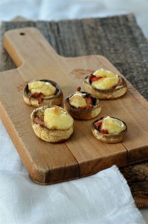 Champignons Farcis Au Lard Et Fromage Recette Tangerine Zest