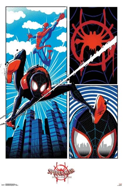 Marvel Cinematic Universe Spider Man Into The Spider Verse Panel Poster 75 64 Picclick Ca