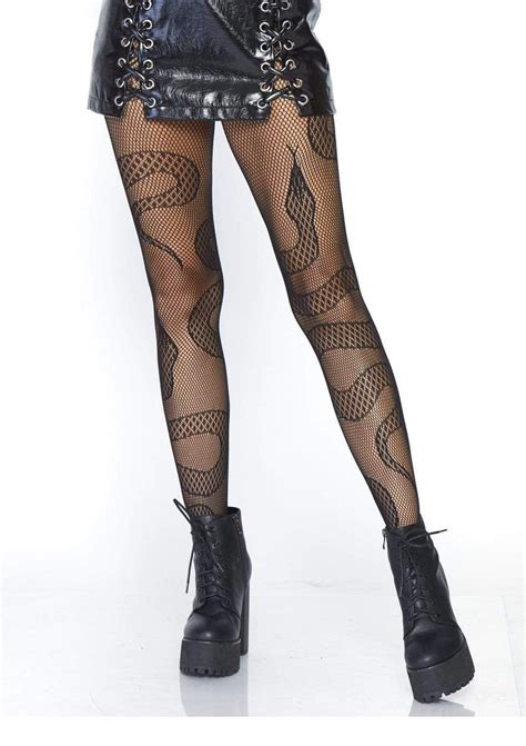 Snake Fishnet Tights Womens Pantyhose Hosiery Leg Avenue