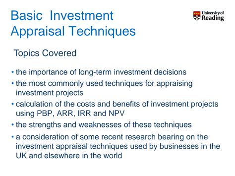 Solution Lecture 2 Basic Investment Appraisal Techniques With