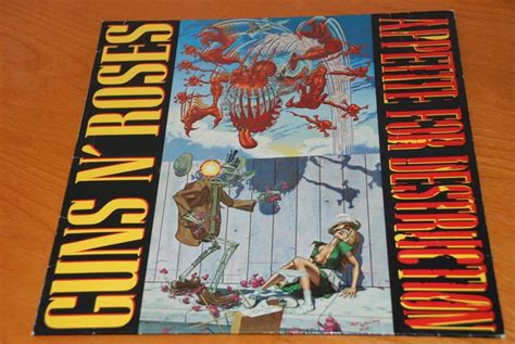 Guns N Roses Appetite For Destruction Lp Album 1st Pressing