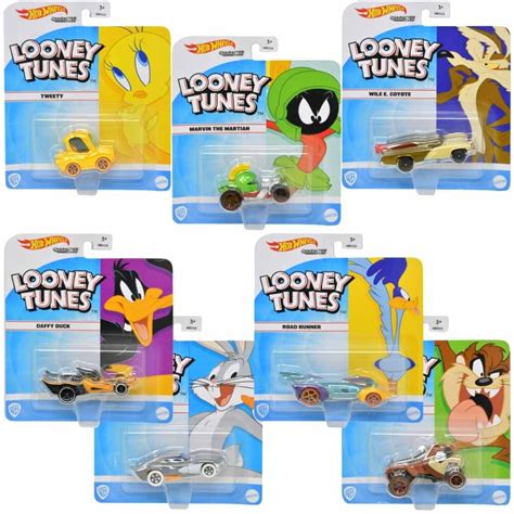 Hot Wheels Looney Tunes Complete Set Set Of Toy Cars Walmart