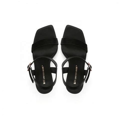 Cube Sandal Hi Blackunited Nude Parco