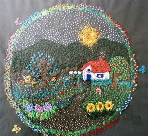 Pin By Donna Harris On Embroidery Pictures Hand Embroidery Art