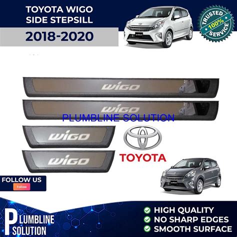 Side Step Sill For Toyota Wigo With And Without Led High