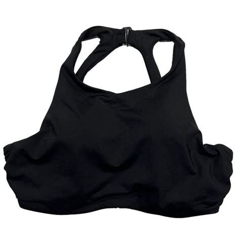 Athleta Swim Nwt Athleta Maldives Bra Cup Bikini Top 34bc Black Poshmark