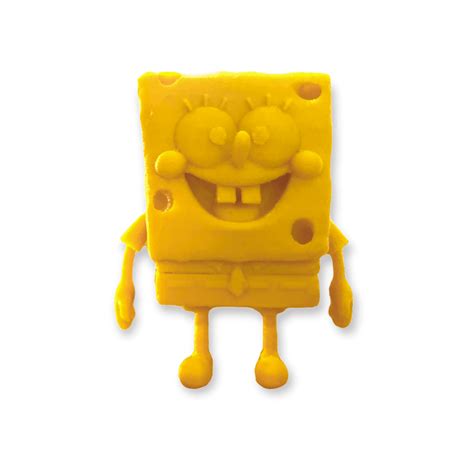 OBJ File Spongebob SquarePants Detailed 3D Printable Model 3D