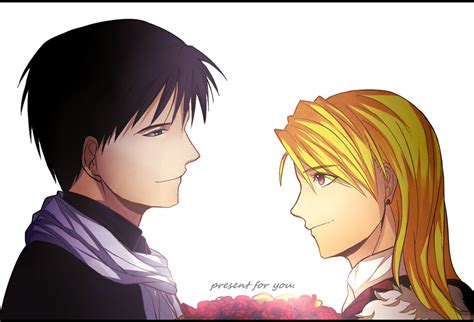 Roy Mustang and Riza Hawkeye - Roy Mustang Fan Art (36610162) - Fanpop