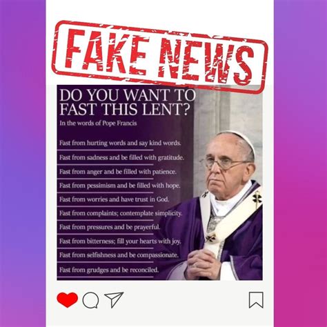 Fact Check: Did Pope Francis Change Church Law on Fasting During Lent? - EWTN