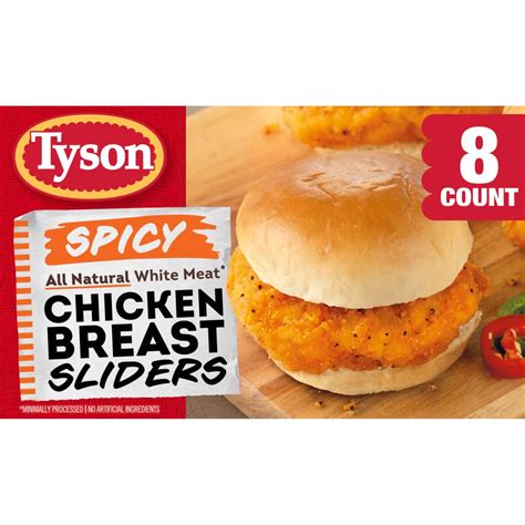 Amazon Tyson Spicy Chicken Breast Sliders 20 8 Oz 8 Ct Box