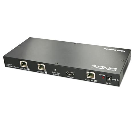 Cat6 Hdmi Distribution 8 Port Splitter 1080p From Lindy Uk